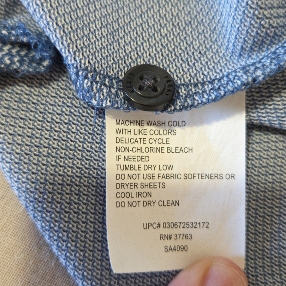 Perry Ellis Portfolio Polo Golf‎ Shirt Blue 100% Polyester Size XL - Picture 9 of 9